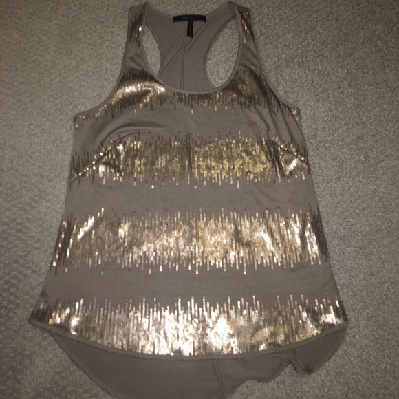BCBGMaxazria Sequin Tanktop - Picture 3 of 4