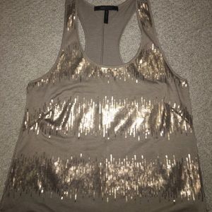 BCBGMaxazria Sequin Tanktop