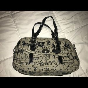 Coach Horse & Carriage Pattern Handbag