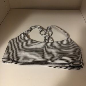 Lululemon striped sports bra XS