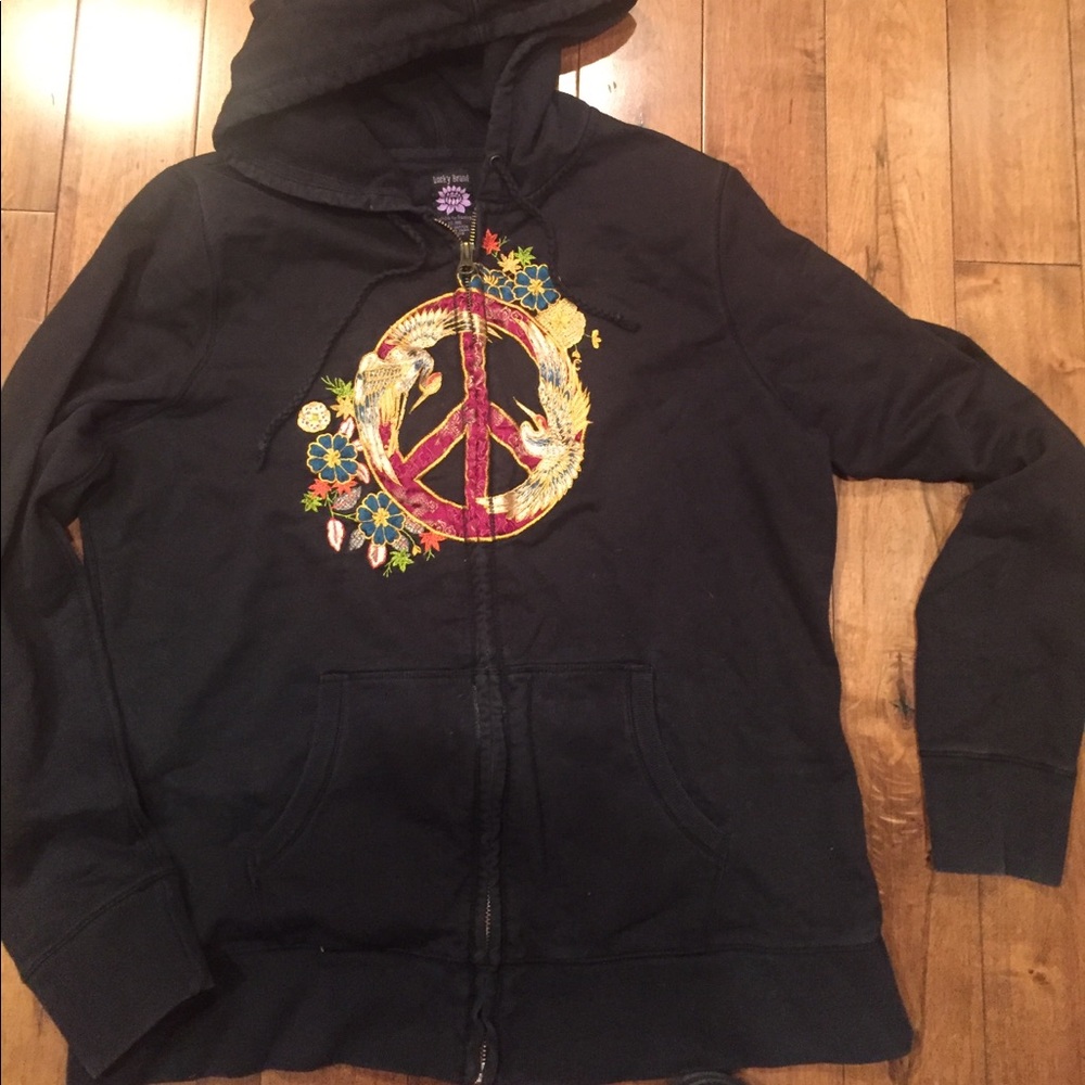 Zip up sweatshirt