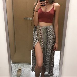 Skirt and shirt