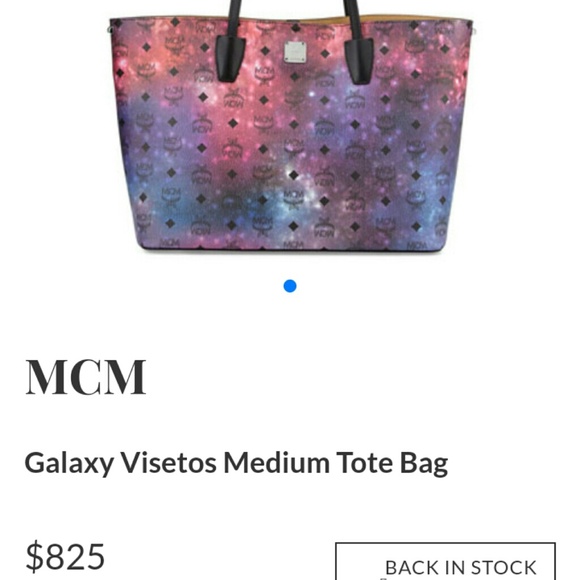 MCM Medium Tote Bag & pouch, galaxy Multicolor - Picture 7 of 7