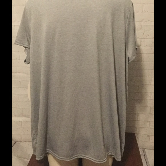 I Came I Saw I Contoured 🆕 1X plus size Top gray - Picture 6 of 7