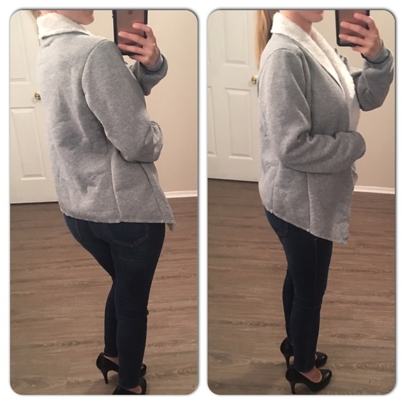 Cozy Gray Fleece Jacket - Picture 4 of 5