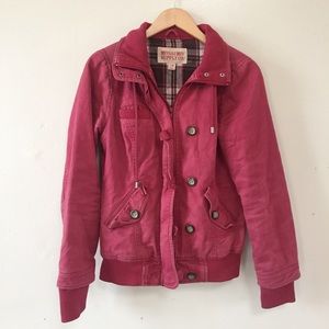 Red Mossimo Army Jacket