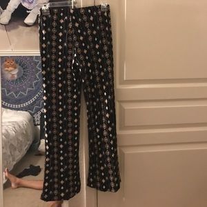High Waisted Flowy Pants