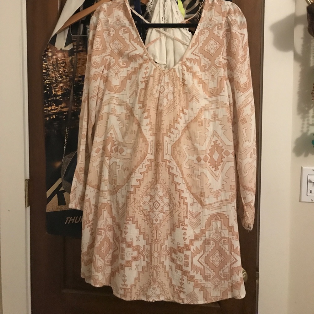 Billabong Aztec print dress