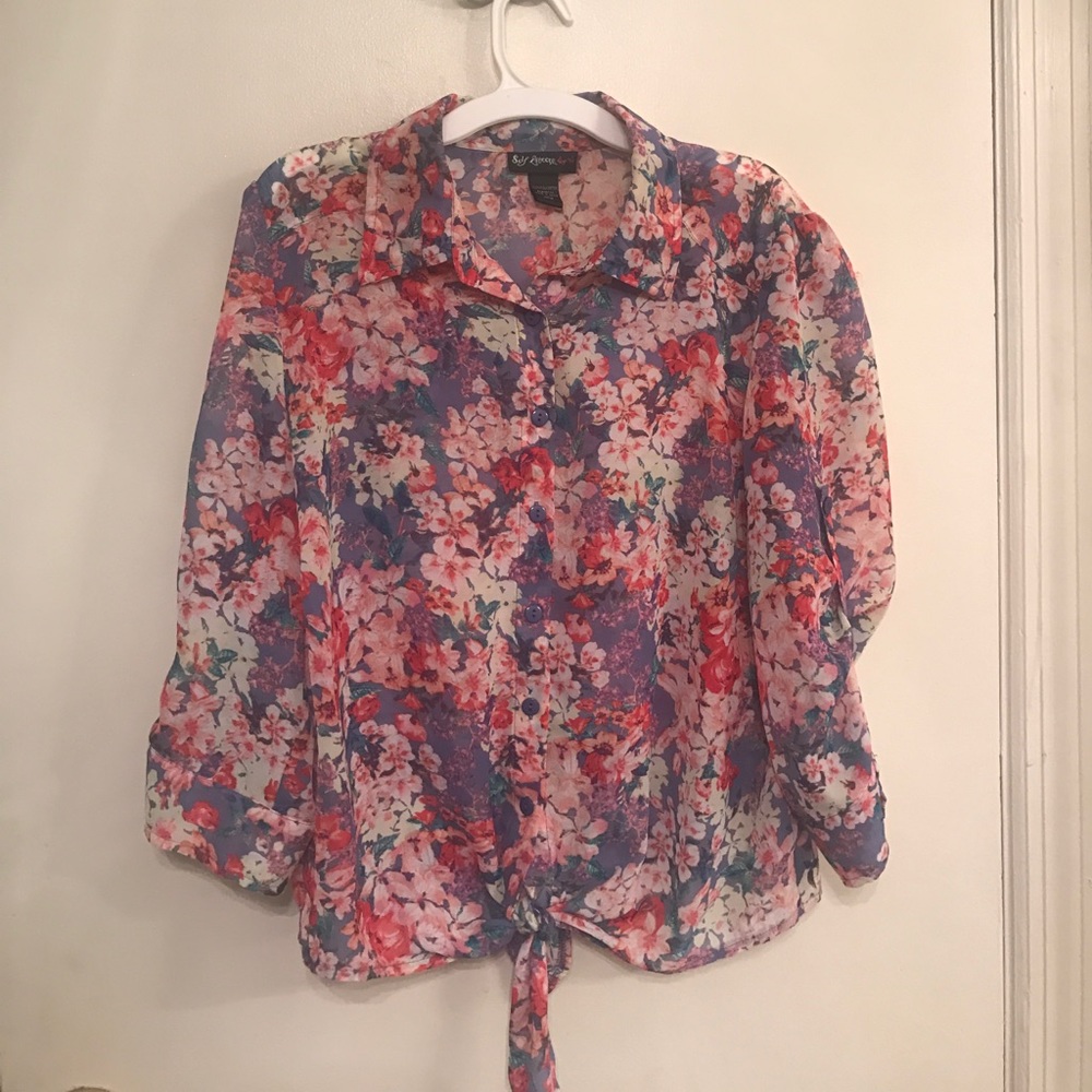 Floral Button Up!