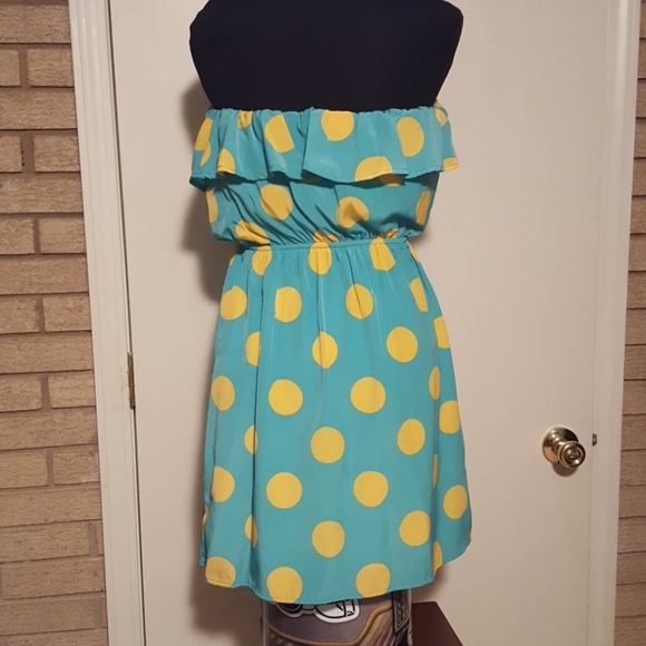 Boutique polka dot Peaches & Cream dress - Picture 3 of 4