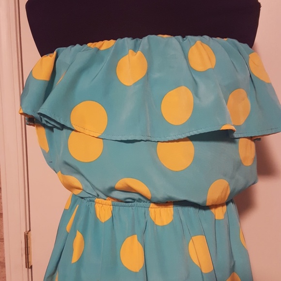 Boutique polka dot Peaches & Cream dress - Picture 4 of 4