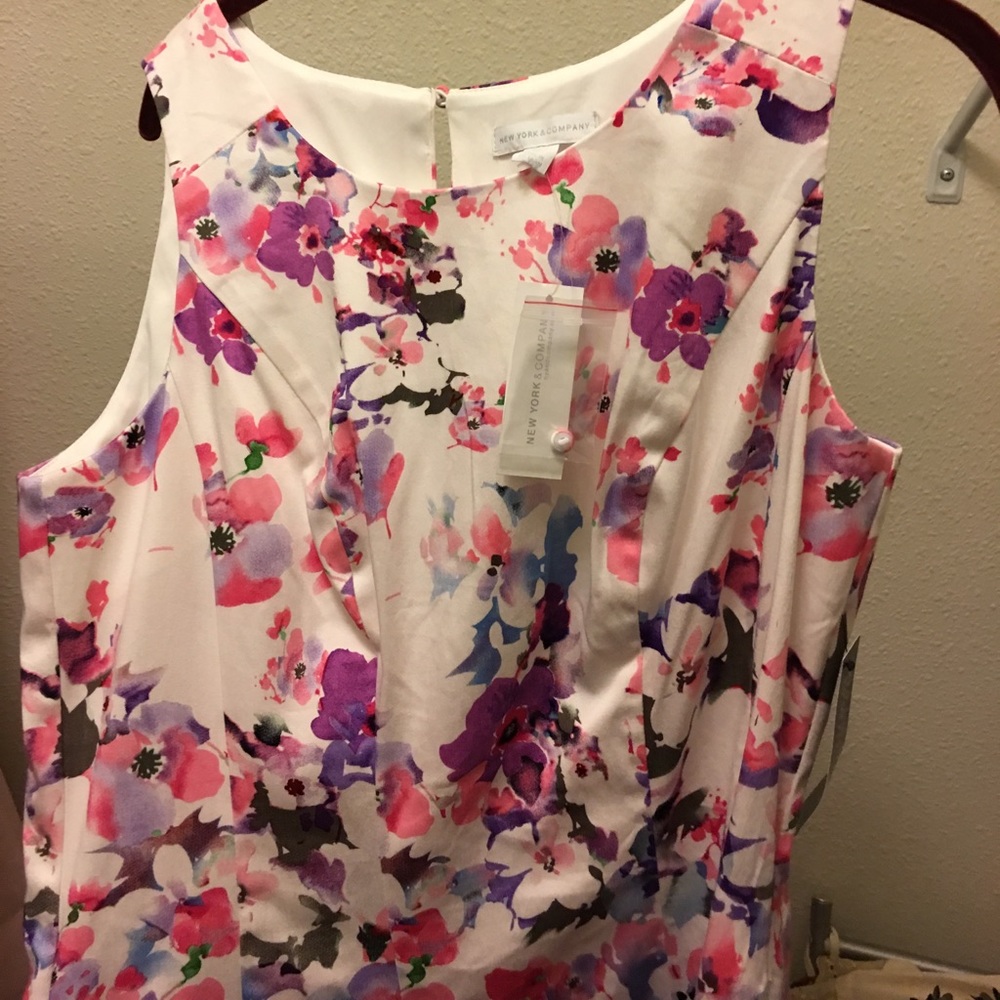 NY and C multicolor floral dress NWT