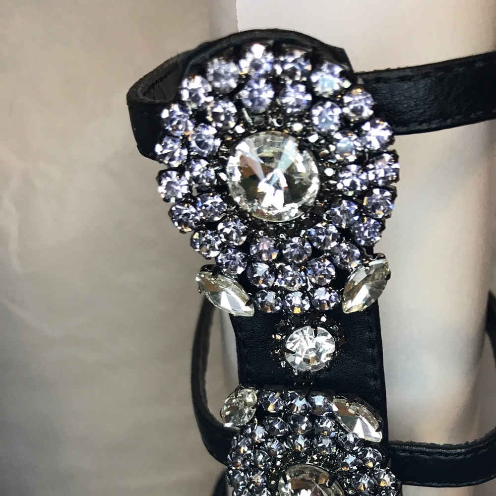 Shoedazzle Jeweled Gladiator sandals "Janissa"