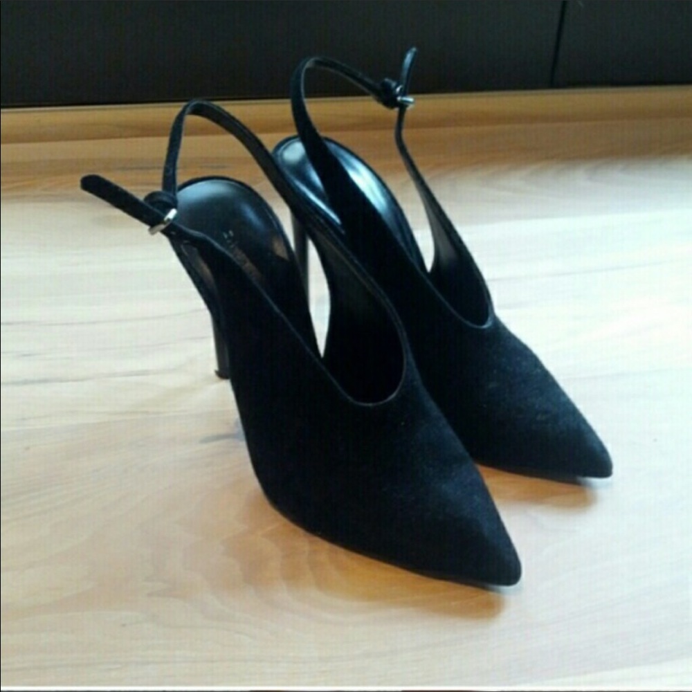 Zara sling back pumps