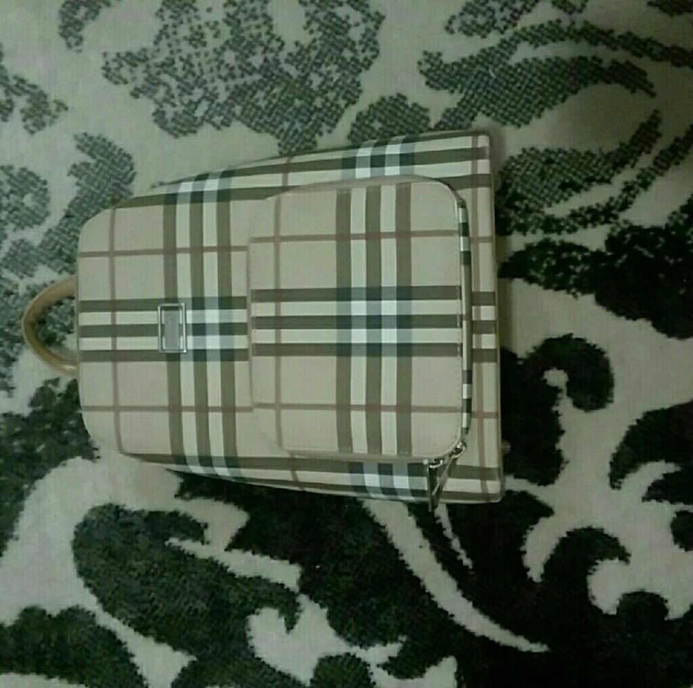 Vintage authentic Burberry backpack/purse