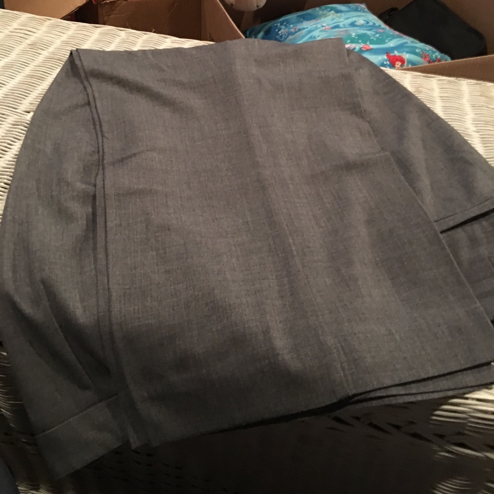 Grey dress slacks
