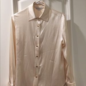 St. John silk blouse in new condition