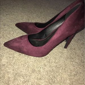 Maroon heels