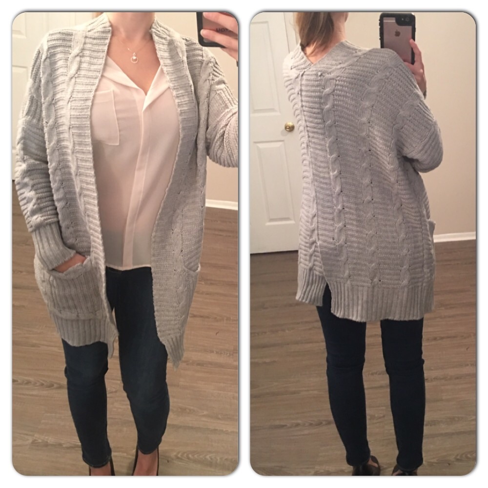 ‼️2 for $25‼️Gray Cardigan Sweater
