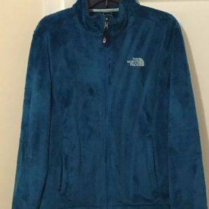 Women's north face fuzzy jacket
