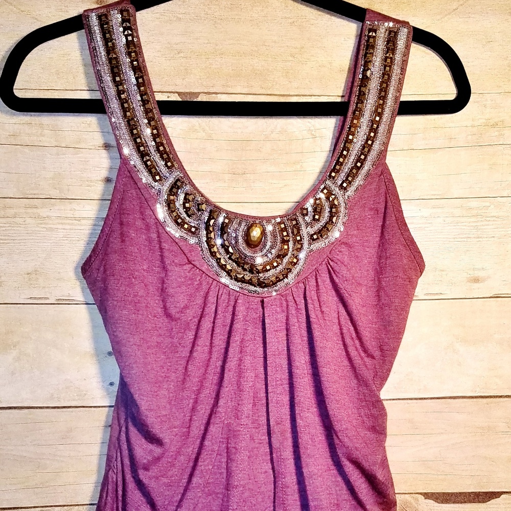 Stretchy Purple Soft Lightweight Summer Top (453)