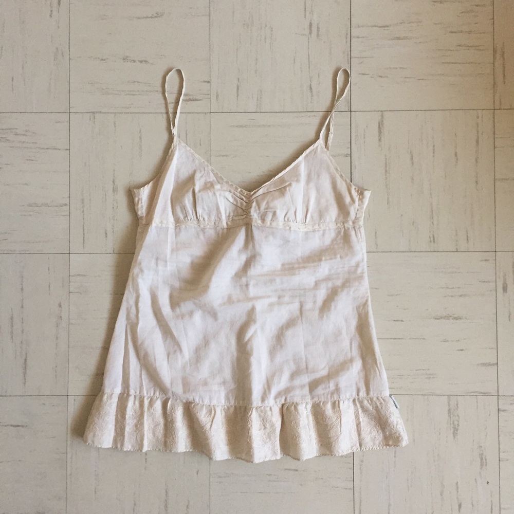 Hollister Embroidered Tank Top