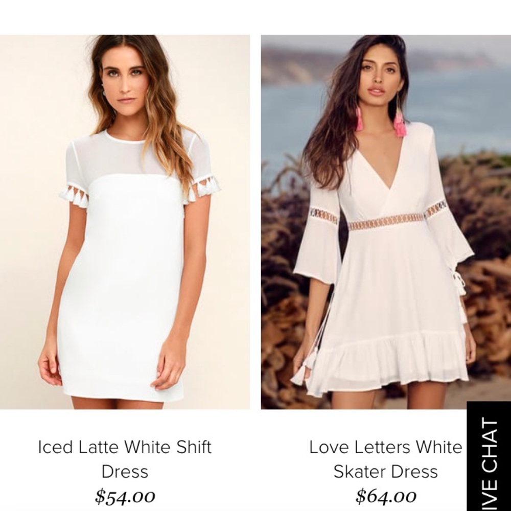 Lulu's Iced Latte Shift Dress w/ Tassels XS NEW - Picture 6 of 8