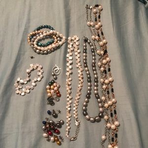 Honora Pearl Lot of Necklaces, earrings, bracelets