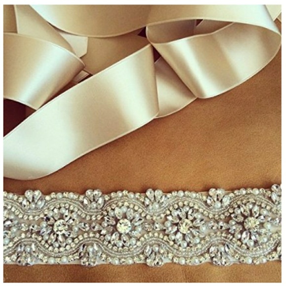 ??HOST PICK??Rhinestone bridal belt applique
