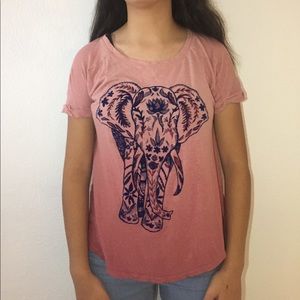 Pink elephant shirt