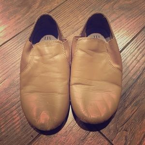 Toddler Tan Jazz Shoes