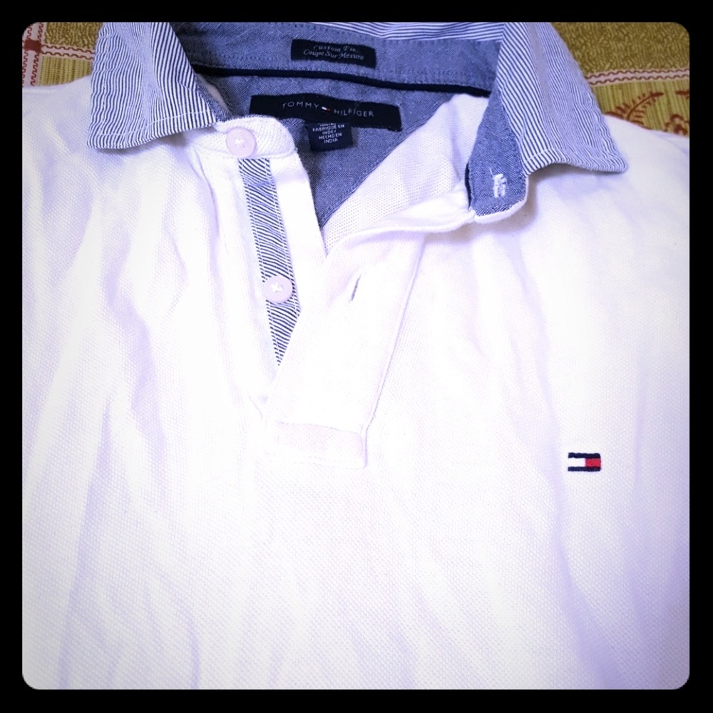 Men's tommy hilfiger collar polo shirt XS