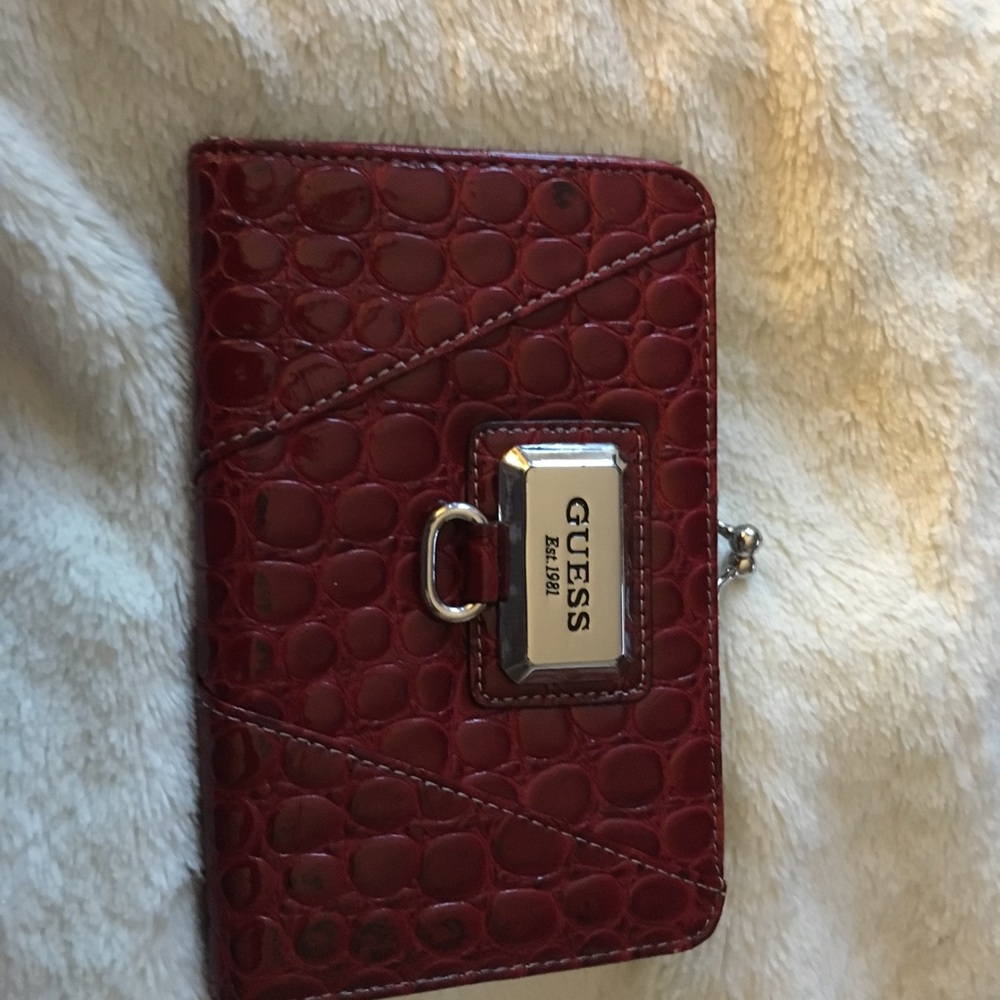 Red Guess Wallet. Never used!