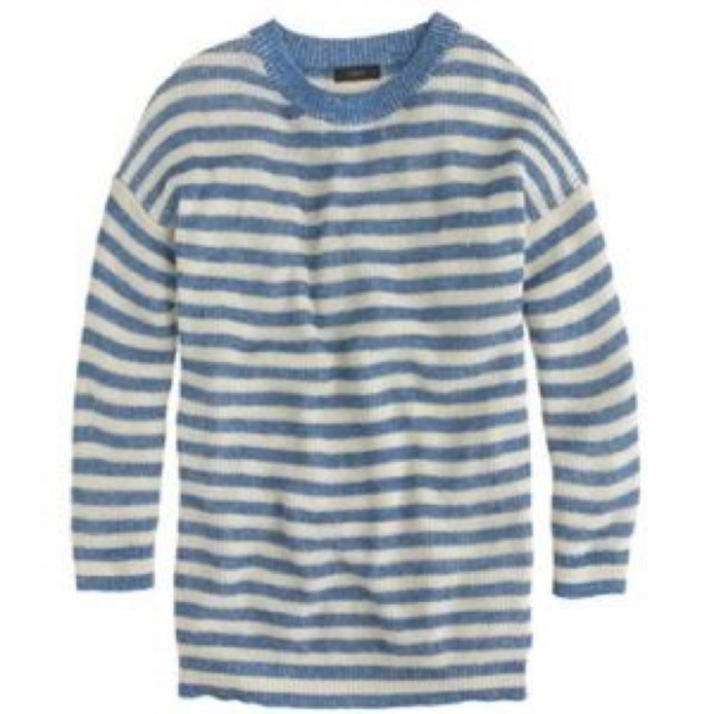 J. Crew heather stripe sweater size XS