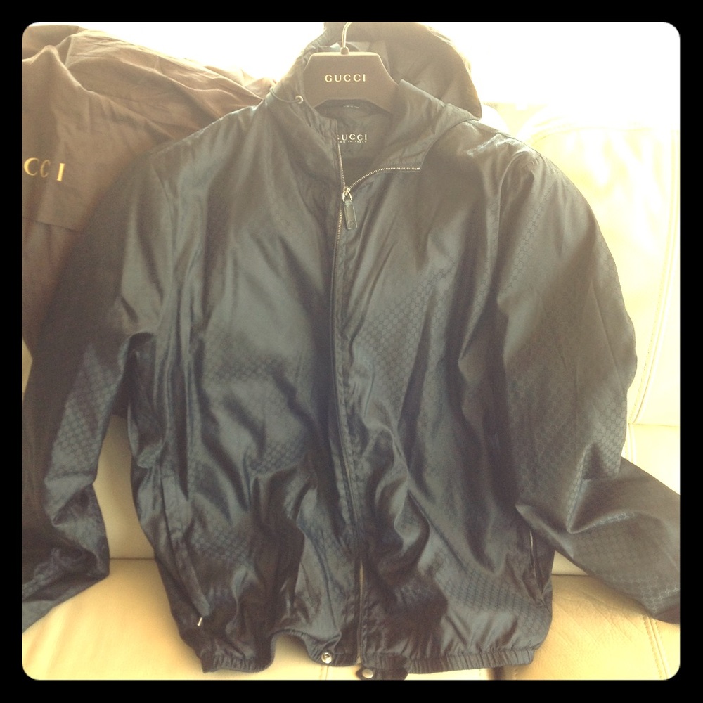 Men's Gucci Coat hoodie size 54 XL 100% authentic