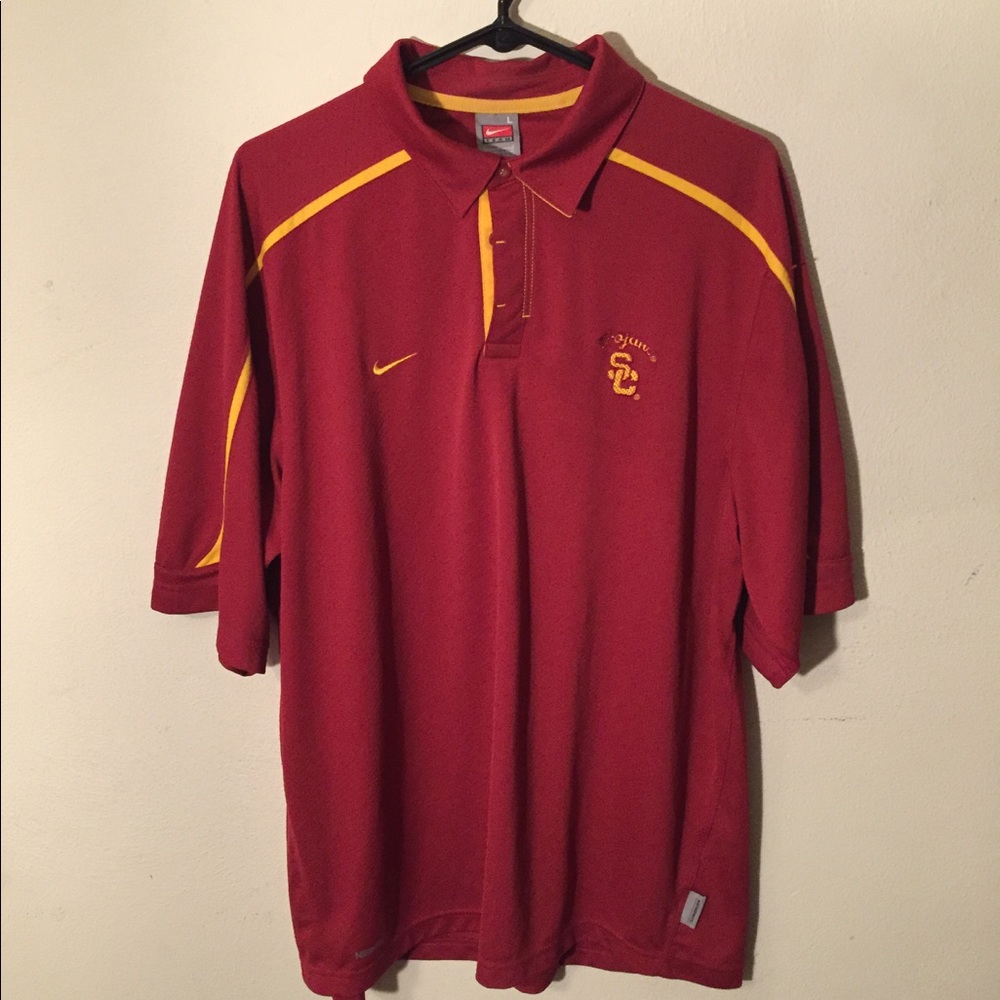 Nike polo SC Trojans sz L