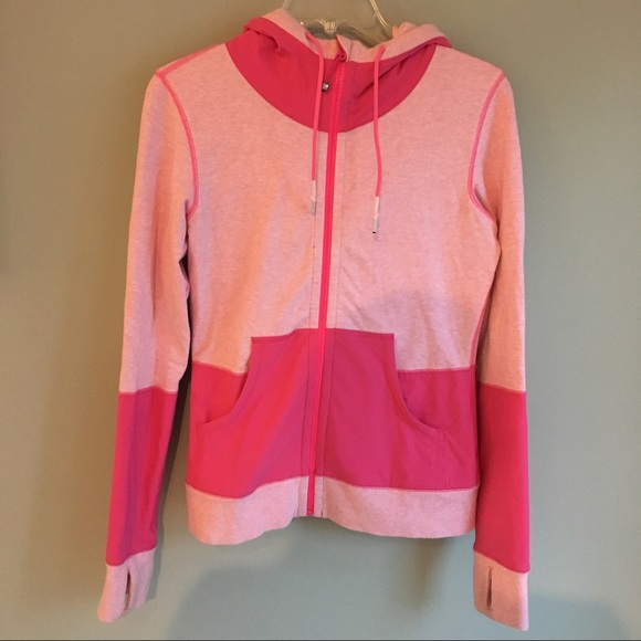lululemon athletica Tops - Lululemon zip up hoodie in pink size 6