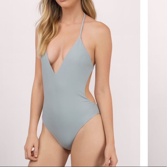 Tobi Other - Gray One Piece Bikini Monokini