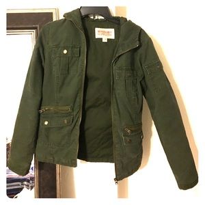 Green Mossimo Supply Co hooded jacket