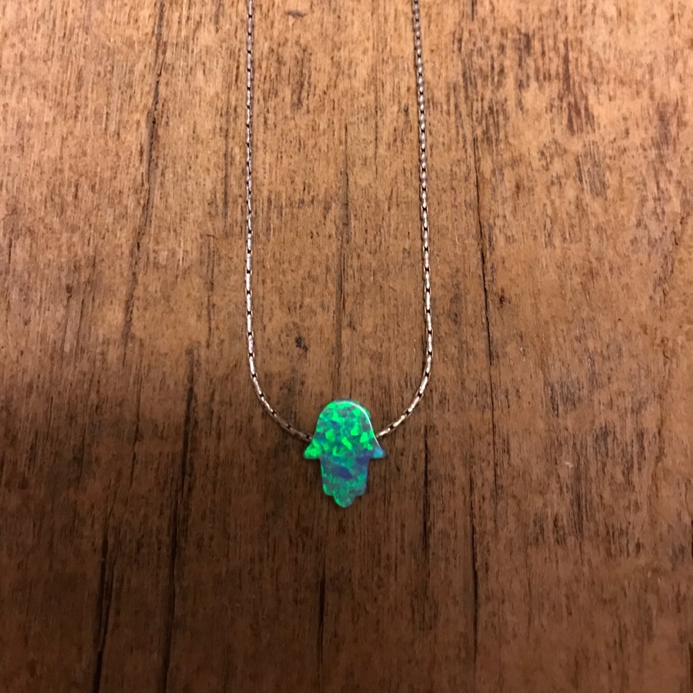 Turquoise Hand of God Necklace