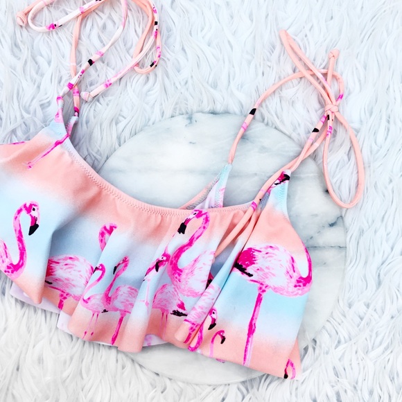 PINK Victoria's Secret Other - • Victoria's Secret • Flamingo Bikini Top