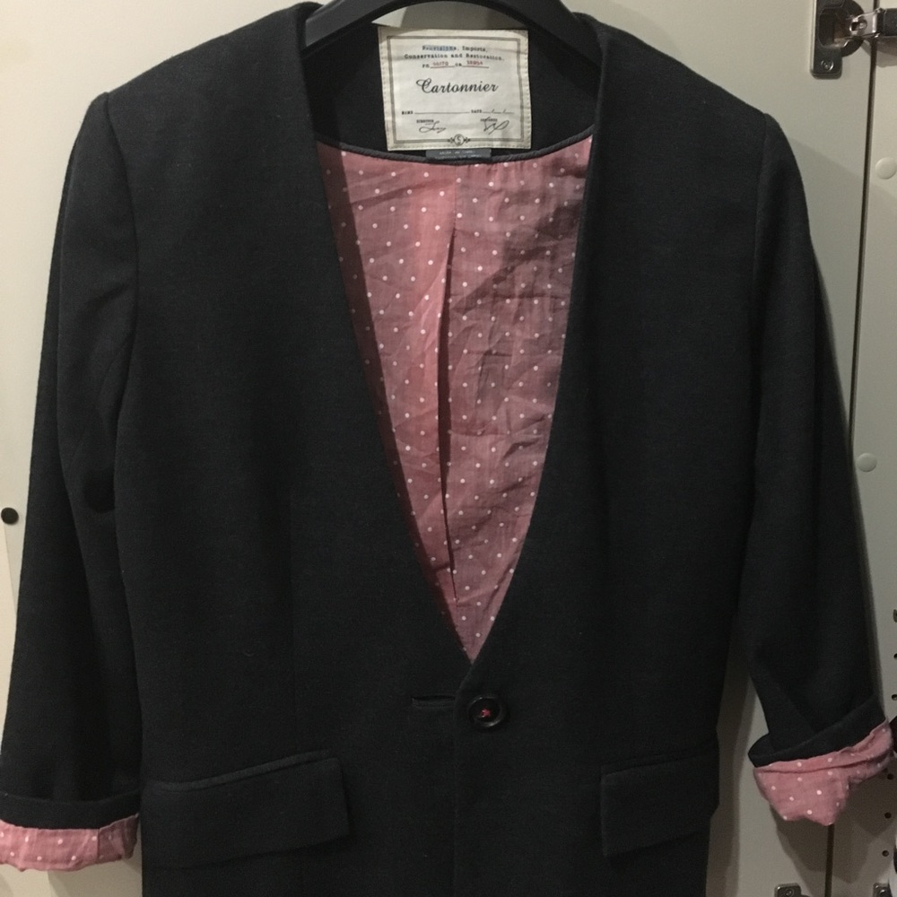 Anthropolgie 3/4 sleeve blazer
