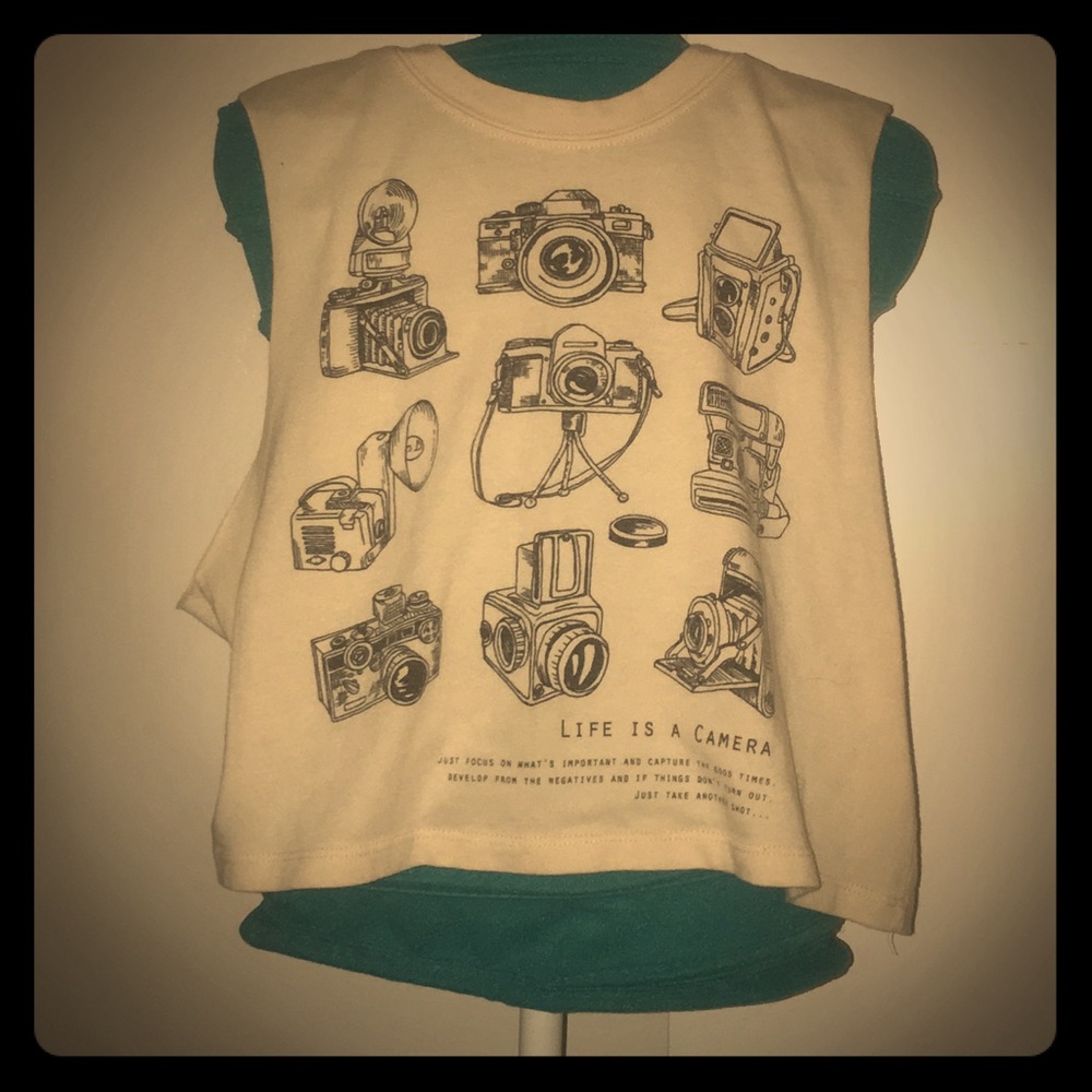 Stylish camera shirt