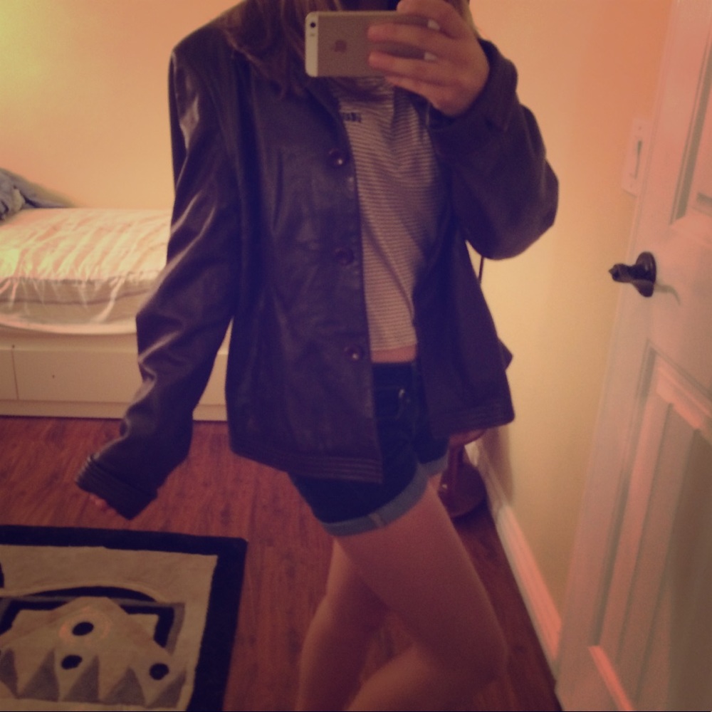 Leather jacket