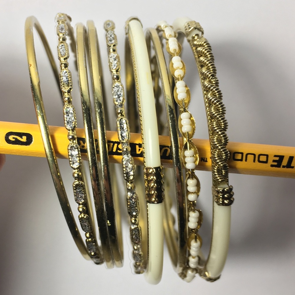 Assorted Gold Embellished Bracelets