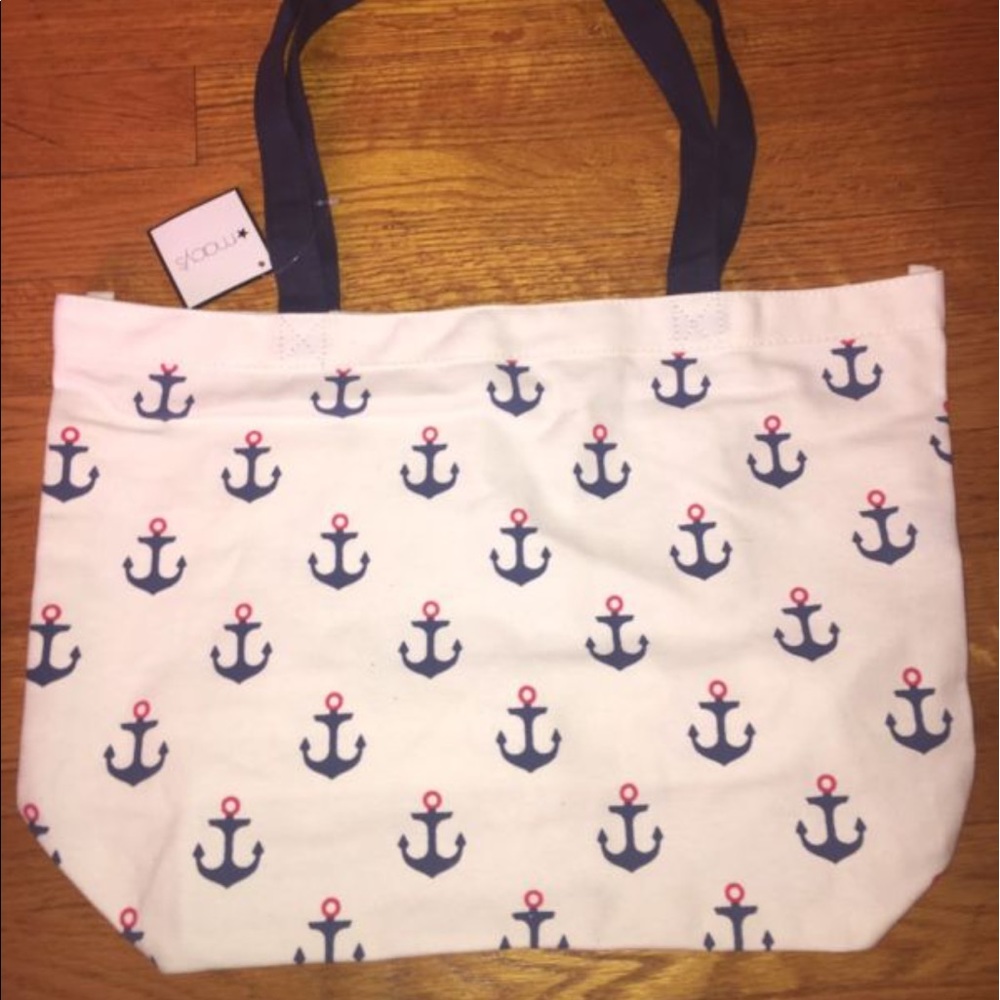 Macy's Anchor Canvas Beach Tote