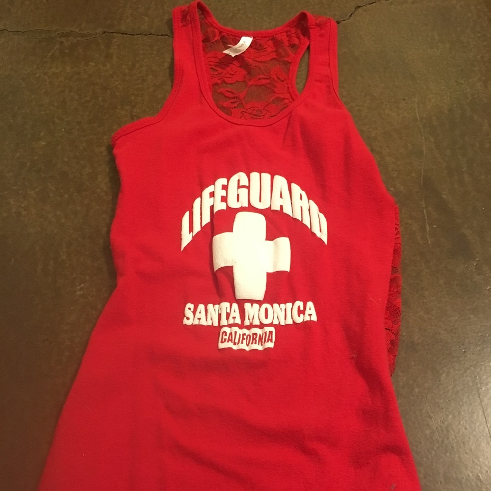 Cute lifeguard tee