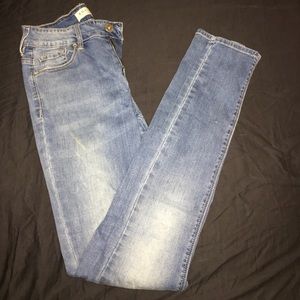 0, blue PacSun-Bullhead High rise skinny jeans