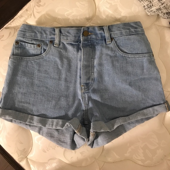 Pants - NWOT high waisted denim shorts