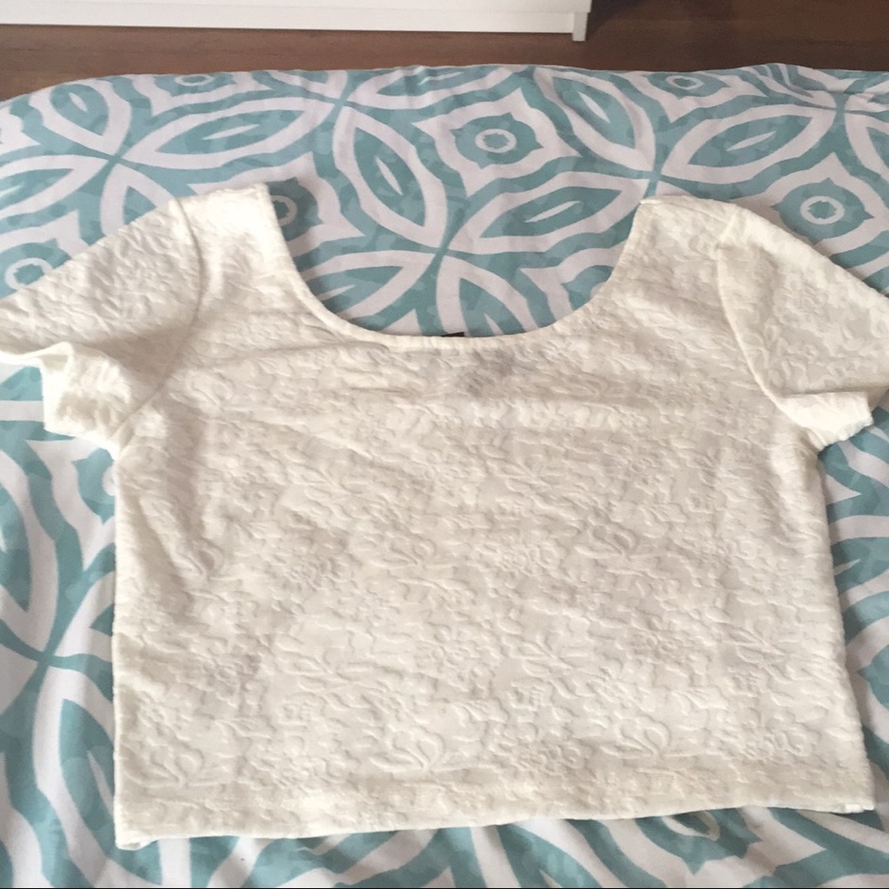 Forever 21 floral crop top